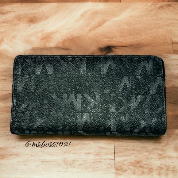 Michael Kors Lynn Large Satchel + Lg Tz Wallet in Black NWT - Picture 7 of 8